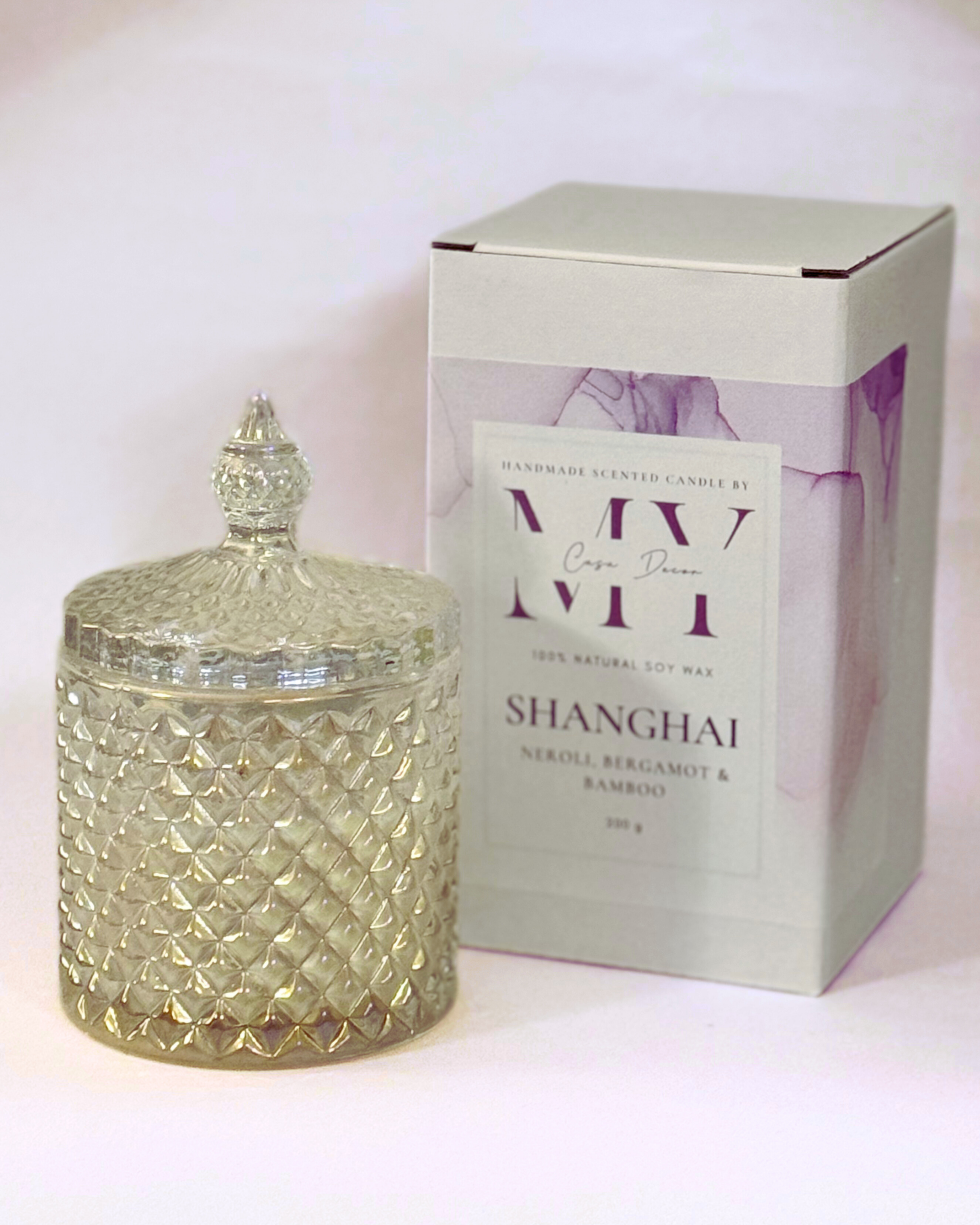 Pearl White Crystal Jar
