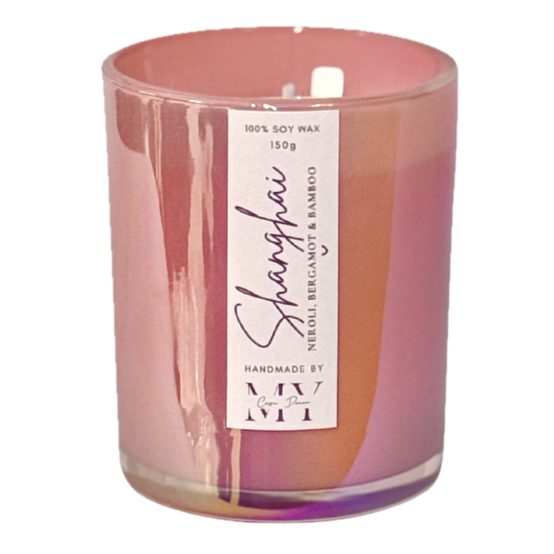 Pink Iridescent Jar